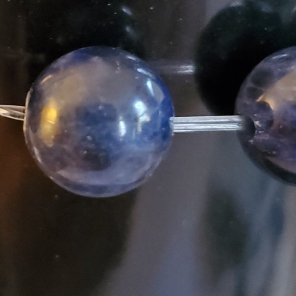 OHM Beads "Belief" Stretch Bracelet - Blue Sodalite - Picture 8 of 13